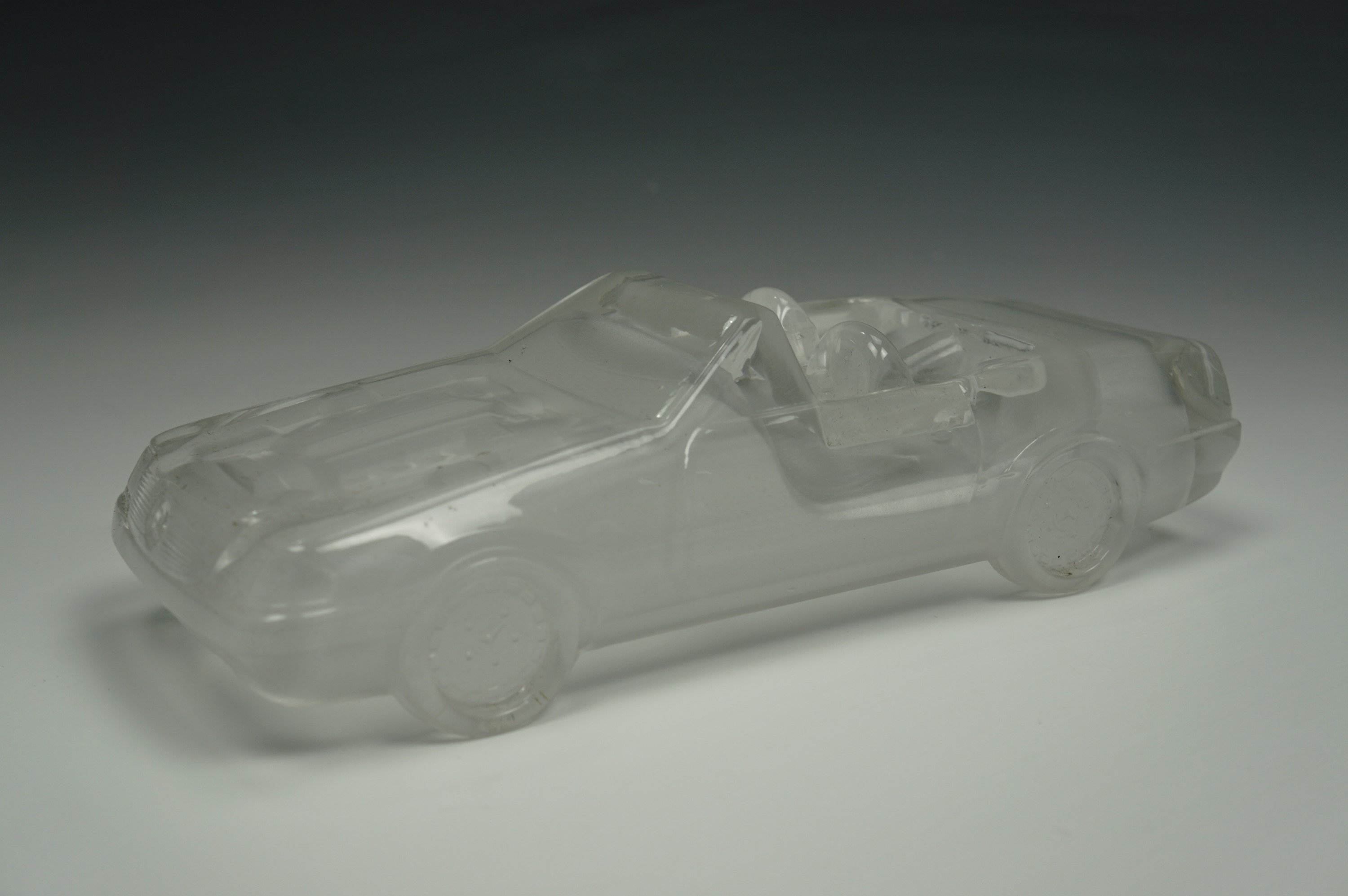 A Crystal Art 'The Classic Collection' lead crystal model of a Mercedes 500SL car - Image 2 of 2