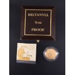 A 2007 gold Britannia £25 coin