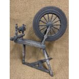 A 19th Century spinning wheel