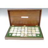A cased set of World Wildlife Fund "The Official World Wildlife Collection of Sterling Silver