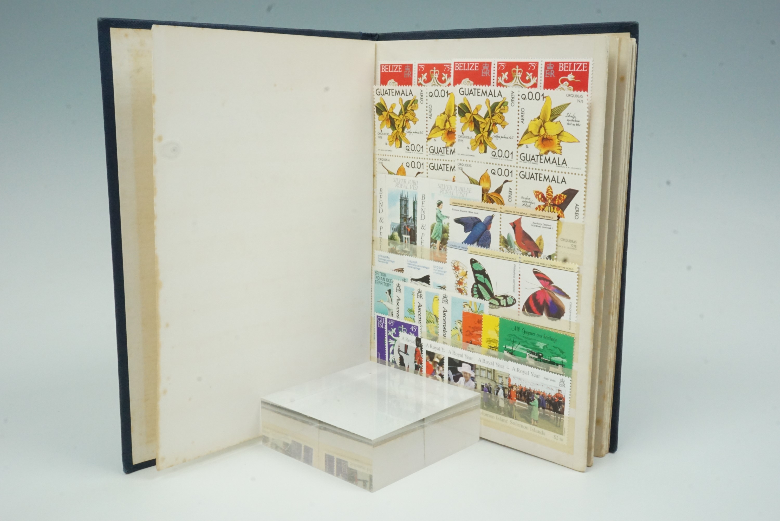 A box file containing a stamp album and sundry philatelic material - Image 6 of 11