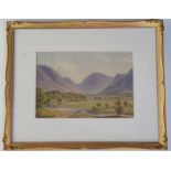 William Taylor Longmire (Westmorland 1841-1914) "Patterdale", watercolour, signed, titled and