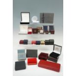 A quantity of jewellery boxes