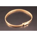 A late 20th Century Italian yellow metal bracelet, stamped 18K, 11.7 g