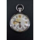 A Second World War British army GSTP pocket watch, (a/f)