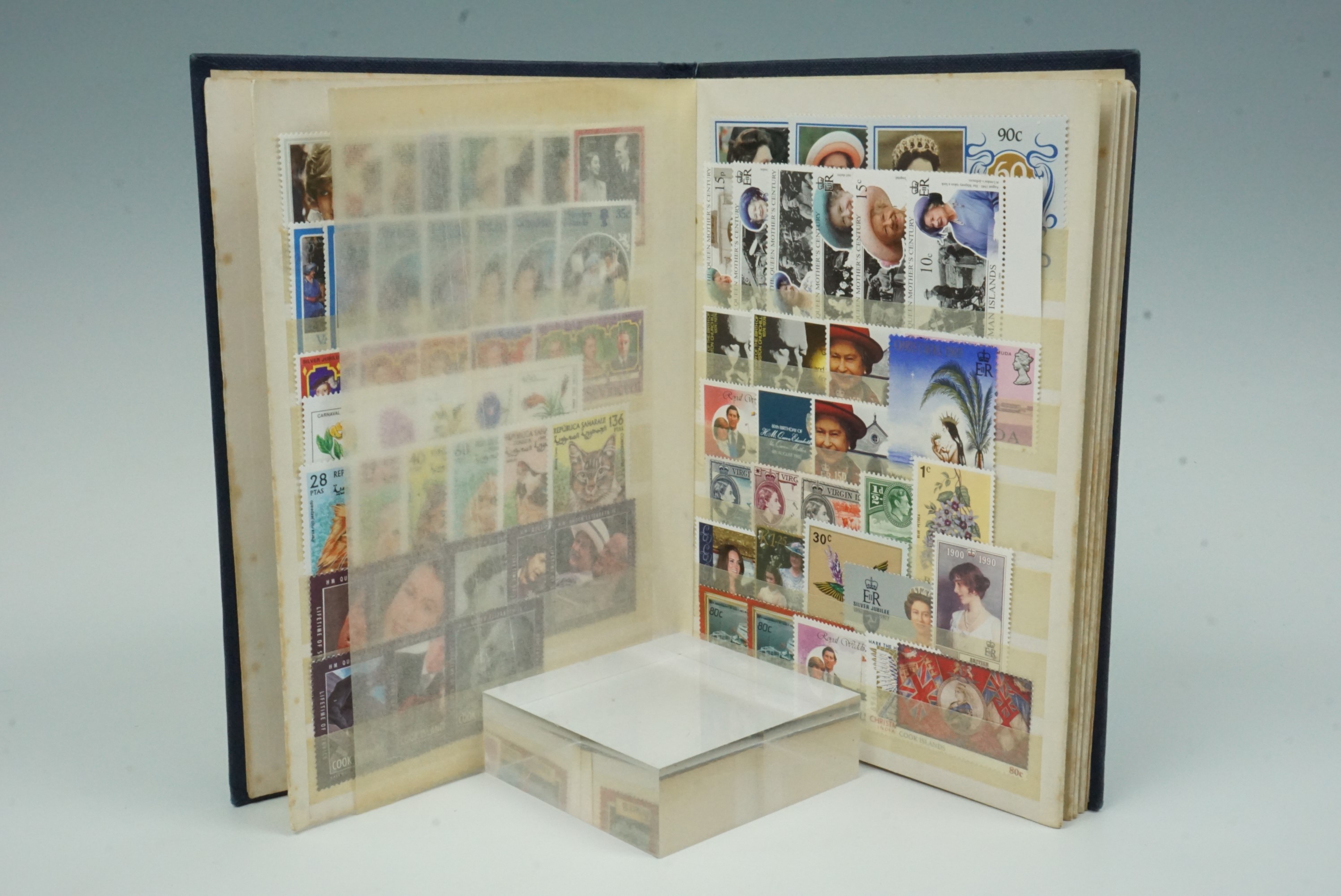 A box file containing a stamp album and sundry philatelic material - Image 7 of 11