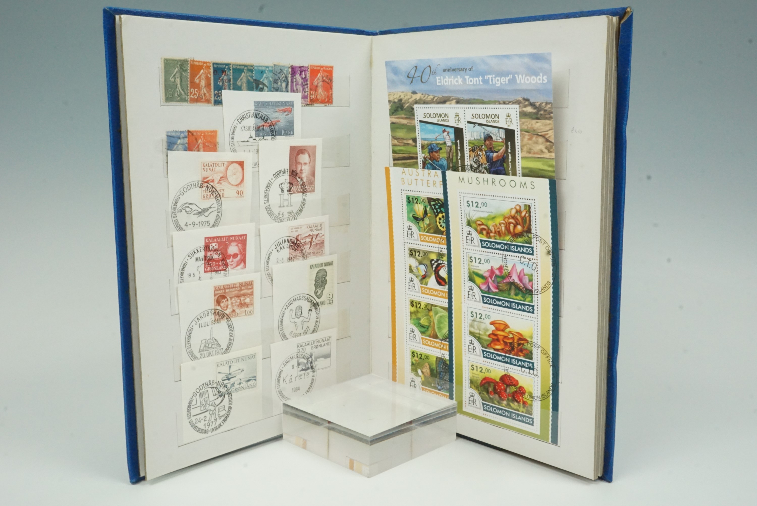 A box file containing a stamp album and sundry philatelic material - Image 3 of 11