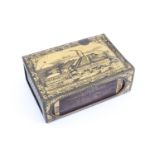 A late 19th / early 20th Century Bryant and May printed tinplate matchbox cover, 7 cm