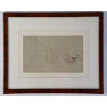 After William Russell Flint (1880 - 1969) Three sketches of nudes, lithographic prints, in pen