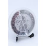 An Australian Kookaburra 10 ounce fine silver 10 dollar coin