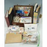 A large quantity of stamps, first day covers and other philatelic material, together with a small