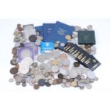 A quantity of GB and world coins, 18th Century and later