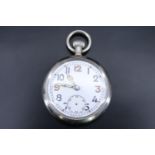 A Second World War British army GSTP pocket watch, (a/f)