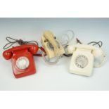 Three vintage GPO telephones