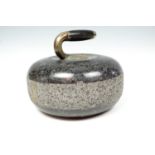 A granite curling stone