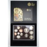 A Royal Mint 2009 proof coins set including the Kew Gardens 50p