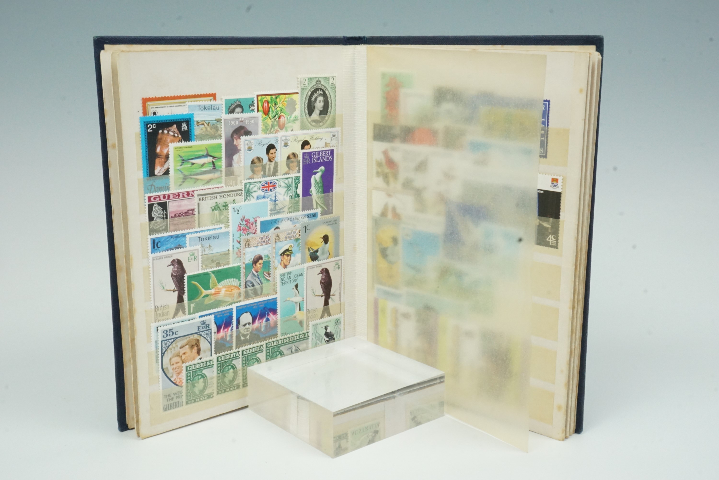 A box file containing a stamp album and sundry philatelic material - Image 8 of 11