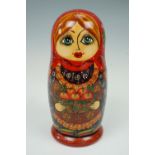A Russian matryoshka doll, 20 cm