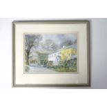 Jill Aldersley (Lake District, 1943 - 2007) "Nab Cottage, Rydal", watercolour, in triple card