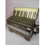 Hohner Carmen II piano accordion in case