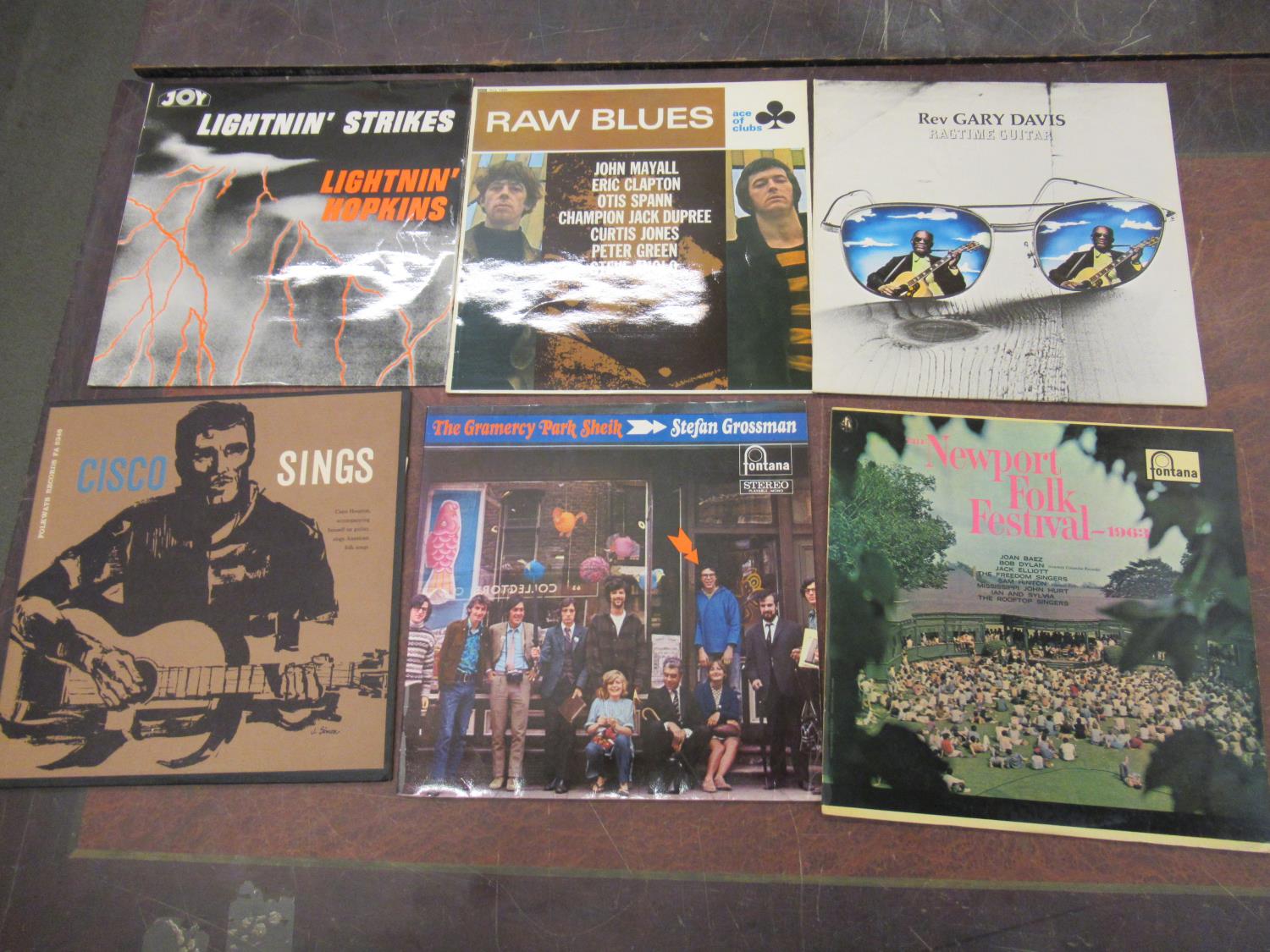 Collection of vinyl long playing records including Eric Clapton, Joan Baez and Tom Paxton - Image 4 of 6