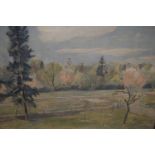 Rupert Lee, signed oil on canvas, landscape, dated '46 (1946), 17.5ins x 21.5ins