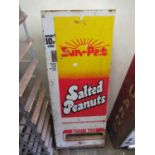 ' Sun-Pat ' salted peanuts vending machine, circa 1970's, together with a similar Guards cigarette