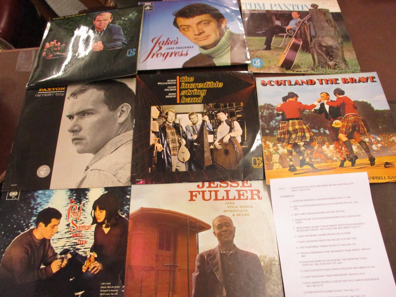 Collection of vinyl long playing records including Eric Clapton, Joan Baez and Tom Paxton - Image 2 of 6