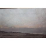Oil on canvas, landscape and sky study, bearing label verso ' Nathaniel Hone R.H.A. ', 10ins x 16ins
