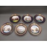Set of six Spode Limited Edition Armada series plates, each from an Edition of 2000