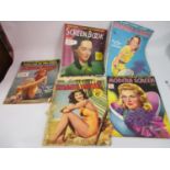 Small quantity of 1930's Screen Book magazines