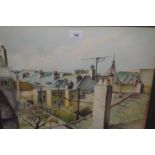 Ruth J. Pilkington (Jersey Art Group), watercolour, ' View from Gwen's Flat ', together with a