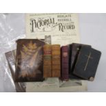 Small 19th Century volume with fern ware bindings, ' Wordsworth's Poetical Works ', two miniature