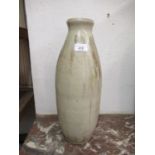 Large Art pottery stoneware vase inscribed MH64 to the base, 18ins high