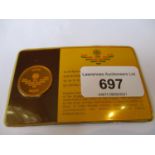 Indian 10g proof gold coin (999.0 fineness)