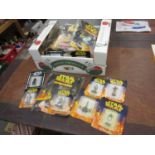 Quantity of De Agostini diecast Star Wars metal figures, in original blister packs