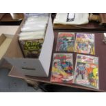 Collection of various American issue comics including Action Comics, World's Finest, Superman,