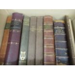 Nine volumes ' Burton's Anatomy of Melancholy ' 1847, ' Scott's Poetical Works', ' White & Grahame