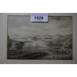 Group of three small 19th Century framed pencil studies, landscapes