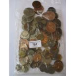 Quantity of Great Britain silver, copper and other coinage