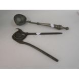 Steel betel nut cutter and a metal ladle
