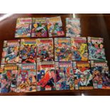 Collection of approximately eighty Marvel UK edition comics