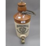 Stoneware Mellersh & Neale Ltd. Reigate Brewery ginger beer dispenser (at fault) 16ins high Multiple