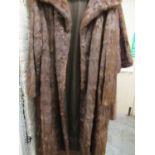 Ladies three quarter length fur coat (at fault)