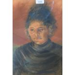 Louis Klien, pastel drawing, portrait of a lady, 18.5ins x 14.5ins, gilt framed