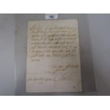 Charles Louis, Elector Palatin 1616 - 1680, brother of Prince Rupert, an autographed one page letter