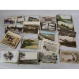 Collection of miscellaneous loose early to mid 20th Century postcards