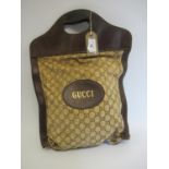 Gucci Monogram tote handbag (some damages and wear)