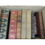 Eight volumes including Ruskin's ' Harbours of England ', George Eliot, Felix Holt ' Memoirs of