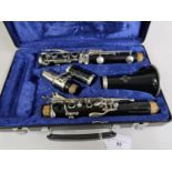 Cased French clarinet by Buffet Crampon, Paris